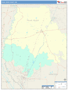 Pearl River County, MS Digital Map Color Cast Style